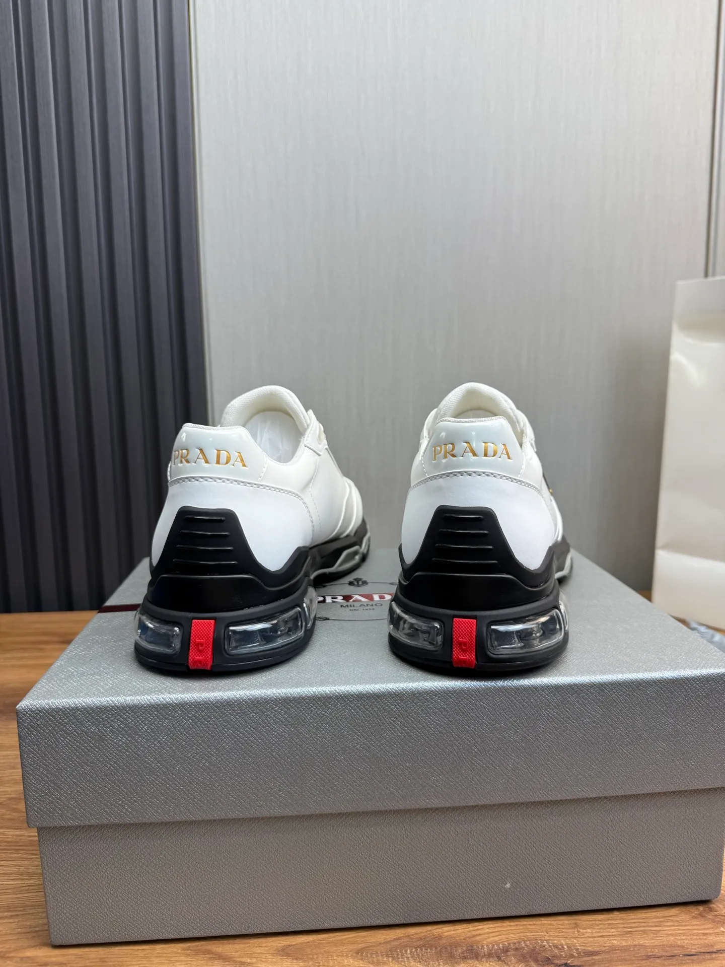 Men's shoes 💰640💰 [PRADA] Men's shoes are popular in the counter, official website is synchronized, 1 high-quality shipment ✔️Original cowhide upper + cowhide lining, 1🆚1 replica, original sole, 38-45 (45 customized, non-refundable)